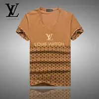 tee-shirts polos louis vuitton smil fit half brown